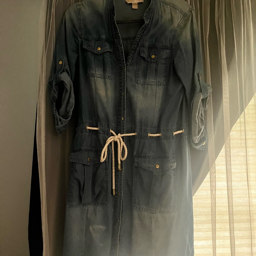 Michael Kors Denim Dress Size Medium